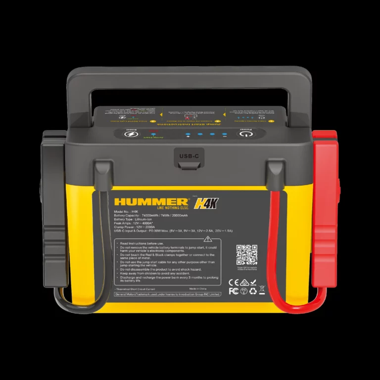 HUMMER H4K Batteryless Jump Starter